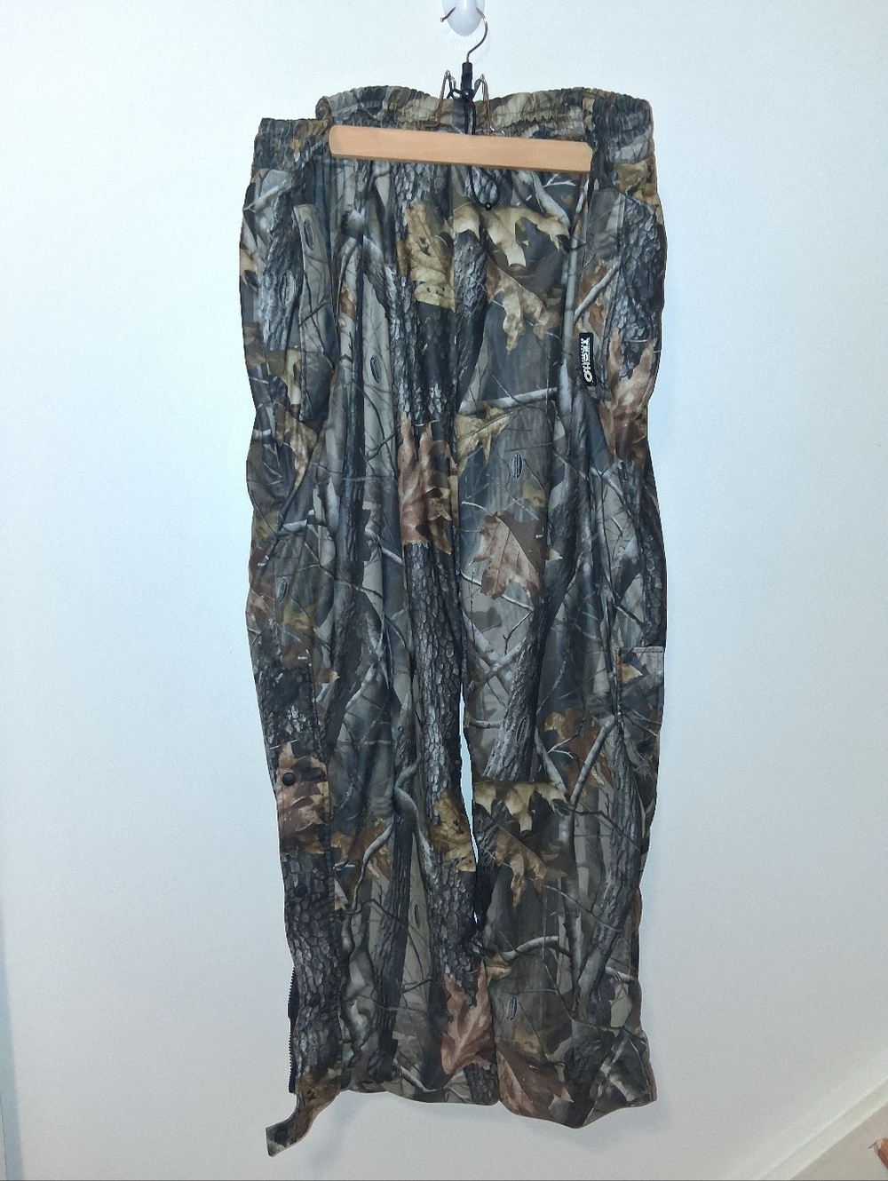 Camo Hunting Pants - Realtree-Style Green/Brown XXL